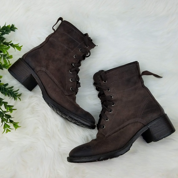 lavender combat boots